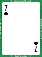 All Suit Symbols Overlay with White Outlines